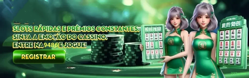Slots online da 222game com jackpots progressivos